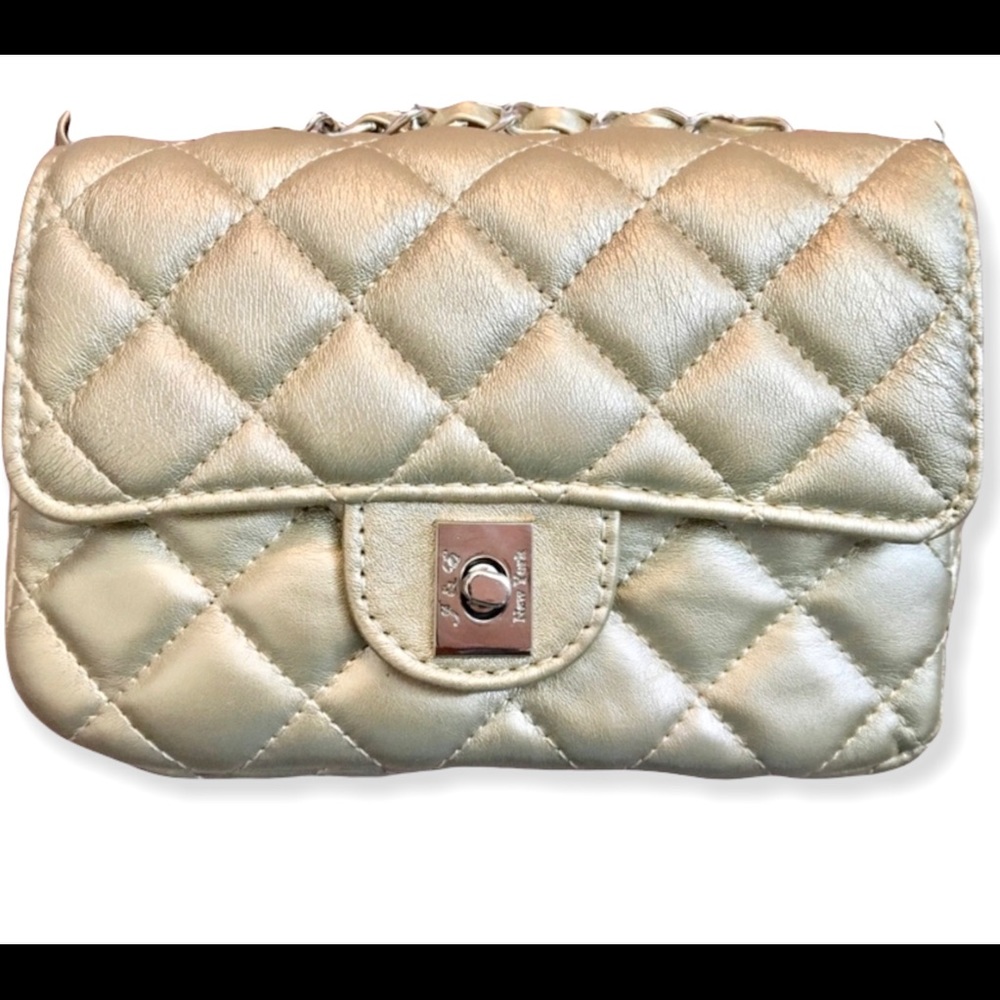 🌞GOLD Quilted Crossbody Purse🌞NWT🏷 - Picture 11 of 11